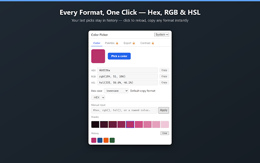 Color Picker — Eyedropper & Palettes screenshot 2
