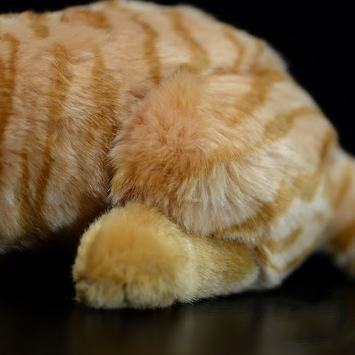 Title 6, Crouching Cute Tiger Print Cat Simulation Doll ...