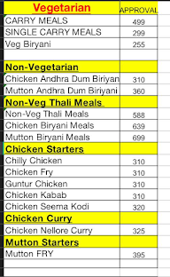 Royal Andhra Spice menu 1