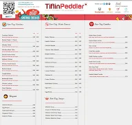 Tiffin Peddler menu 1