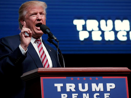 Republican US presidential nominee Donald Trump speaks at a campaign rally in Panama City, Florida, US, October 11, 2016. /REUTERS