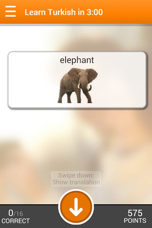 Android application Learn Turkish in 3 Minutes screenshort