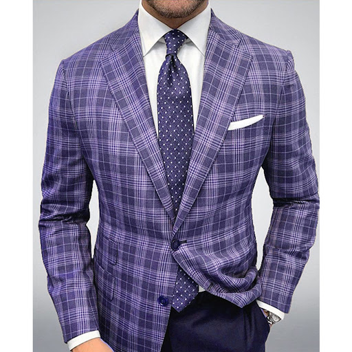 Title 3, Mens Casual Slim Fit Suit Top for a modern, st...