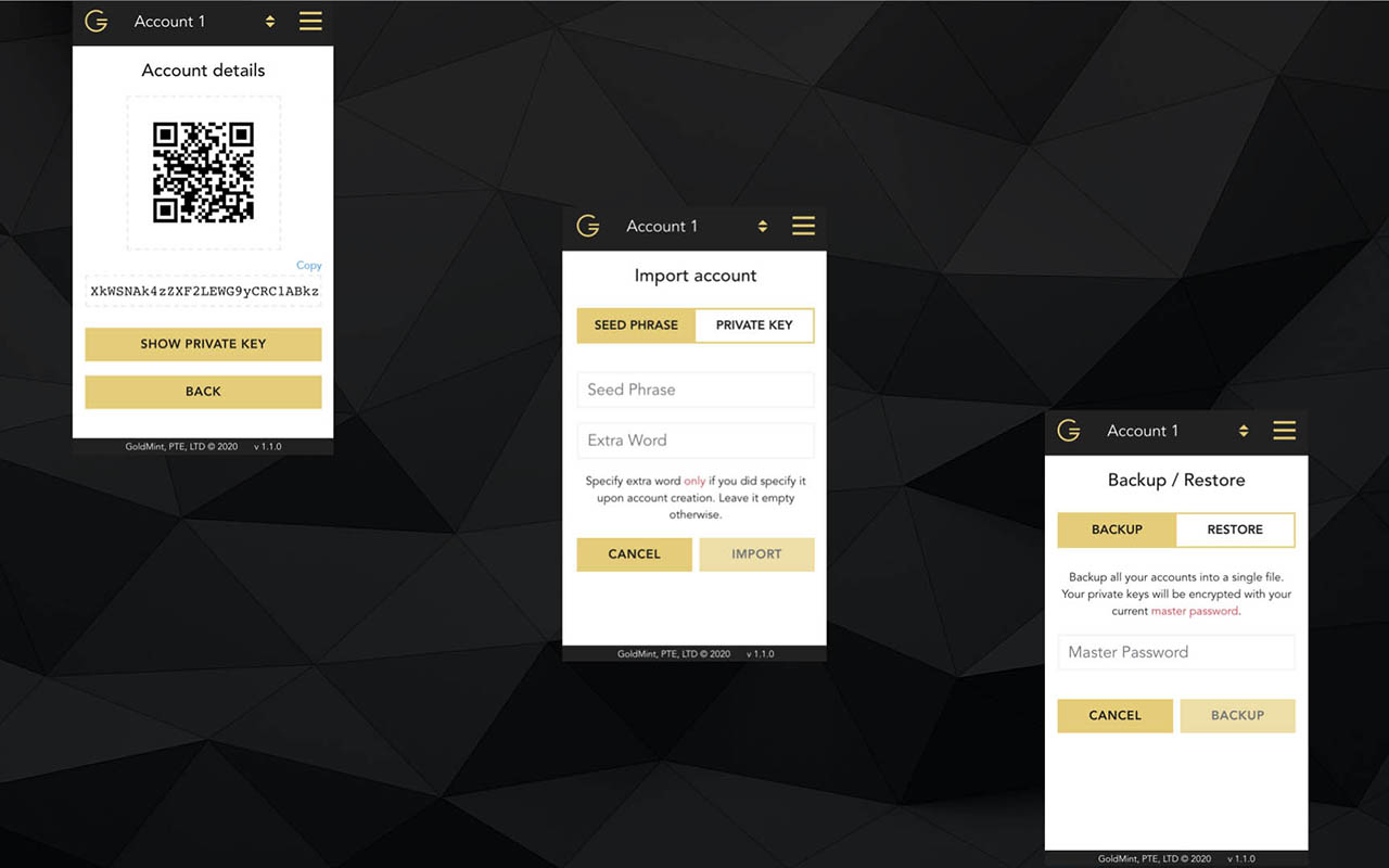 Goldmint Lite Wallet Preview image 3