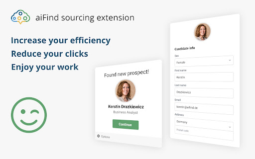 aiFind sourcing extension