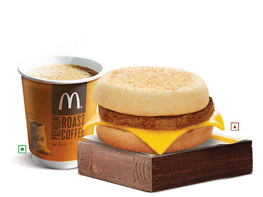 Sausage McMuffin with Beverage