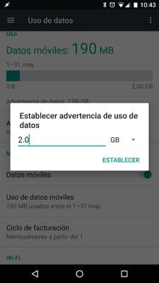 Ahorrar datos móviles