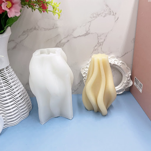 Title 3, Irregular Shaped Column Silicone Mold Gypsum Cr...