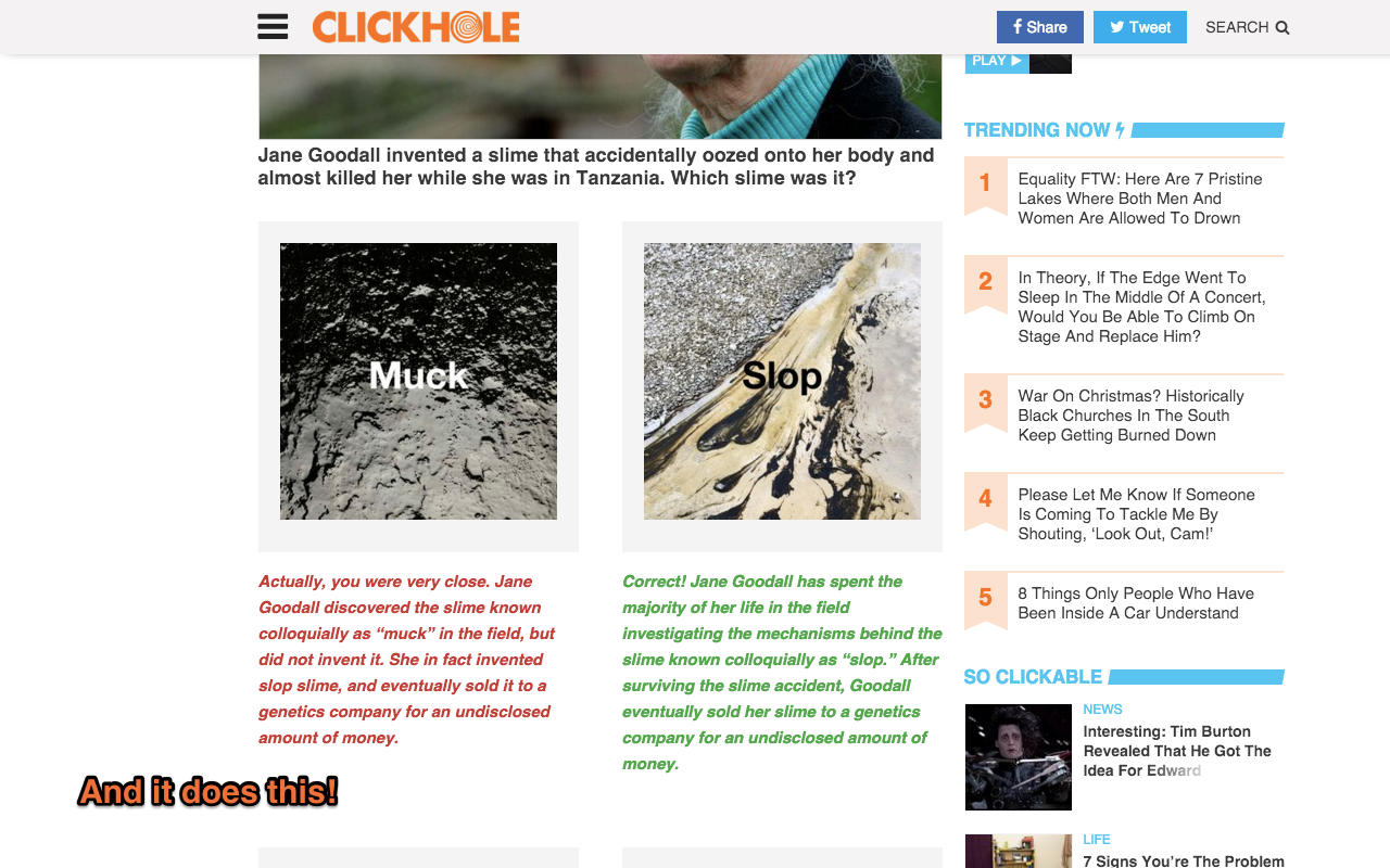 ClickHole - REVEAL ALL! Preview image 2