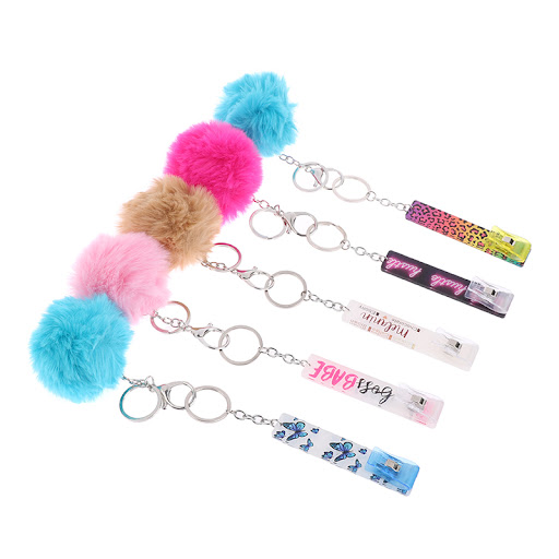 Title 7, Contactless Long Fingernail Card Puller Keychai...