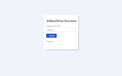 Video2Drive Test screenshot 1