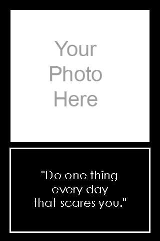 Motivational Quote Photo Frame