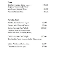 Idli Bhavan menu 2