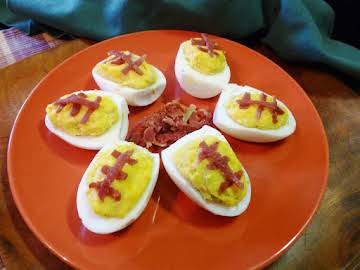 Touchdown Deviled Eggs