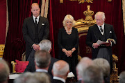 Queen Camilla's (centre) fate will lie in the hands of Prince William should the king die.