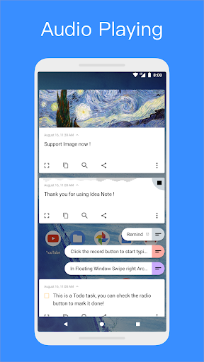 Screenshot Idea Note-Floating Voice Note