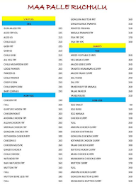 Maa Palle Ruchulu menu 5