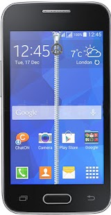 Transparent Zipper Screen Lock Screenshots 1
