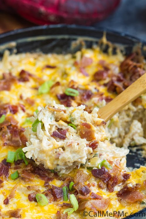 One Pan Best Damn Jalapeno Popper Hash Brown Casserole Recipe