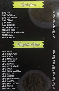 A1 Paratha menu 1