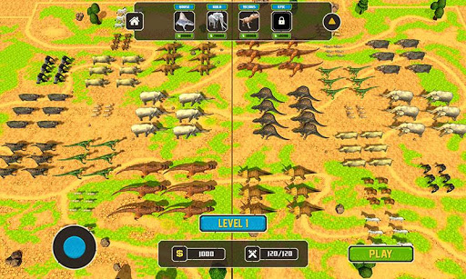 Wild Animals Kingdom Battle Simulator 2018