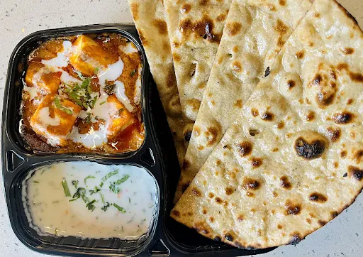Butter Paneer And Butter Tandoor Roti Combo