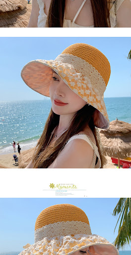 Title 10, Summer Seaside Vacation Sun Protection Sun Hat ...