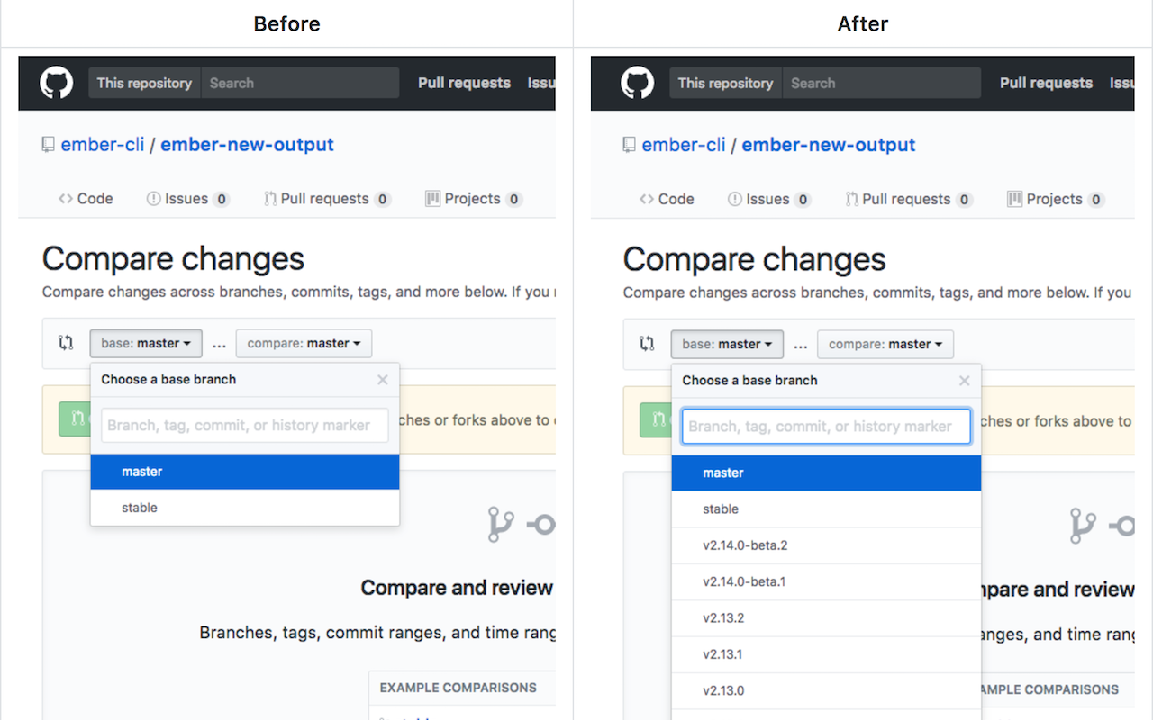 Github compare tags Preview image 0