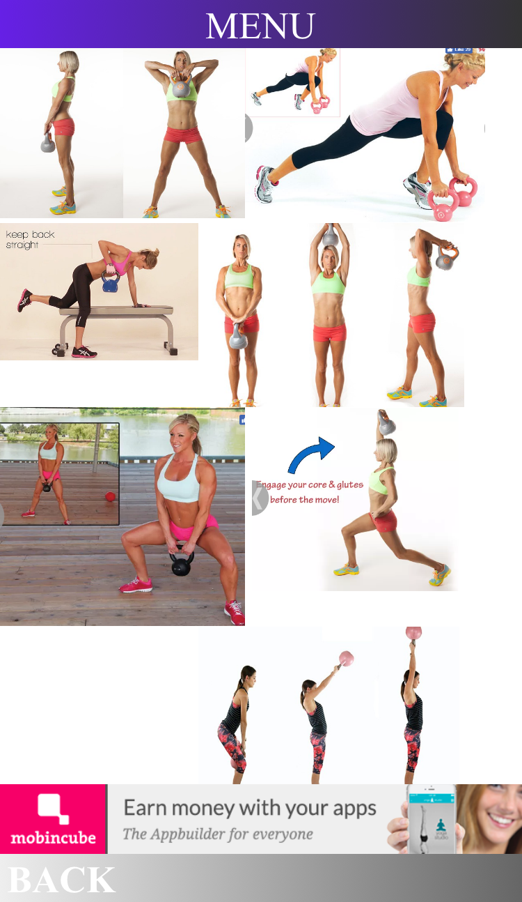 KETTLEBELL WOMEN WORKOUT Screen 1