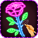 تنزيل How to Draw Glow Flower التثبيت أحدث APK تنزيل