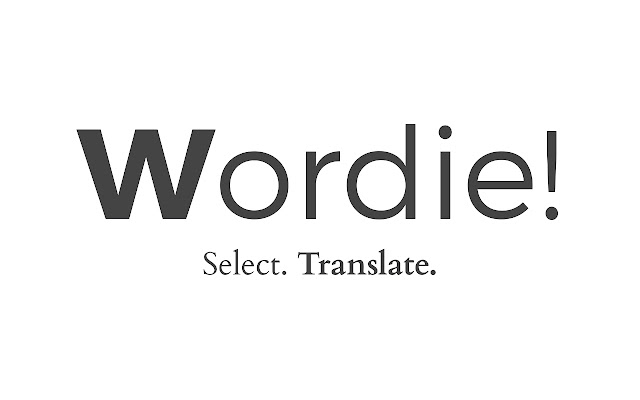 Wordie! chrome extension