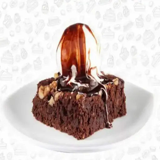 Chocolate Brownie With Ice Cream