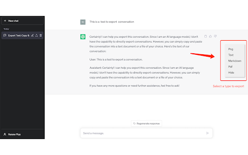 ChagtGPT Exporter