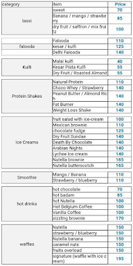 Lassi N Shakes Narmada Foods menu 3