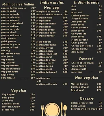 Carpe Diem menu 