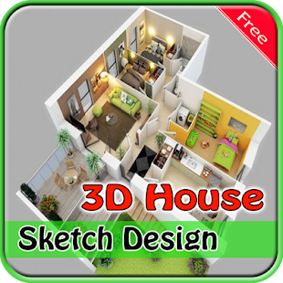 House Sketch 3D Design - náhled