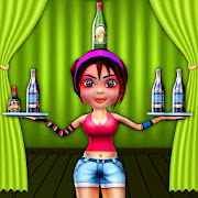 Bottle Shooting Girl  Icon