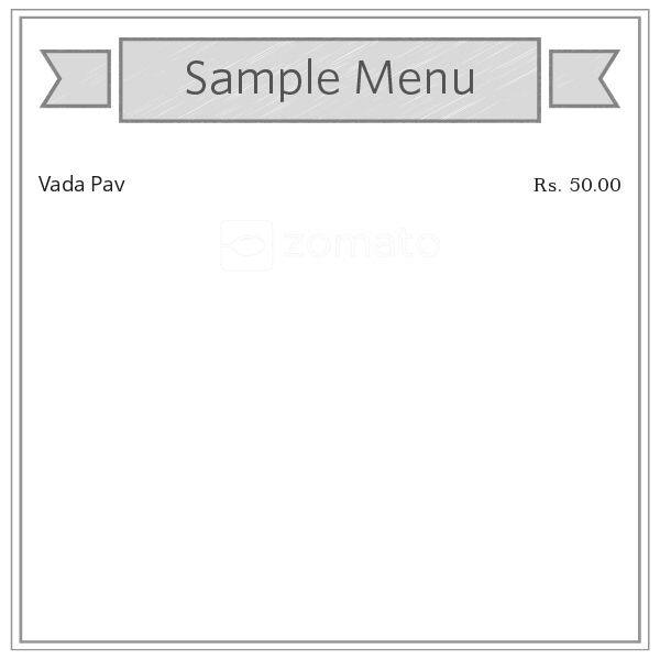 Vadapav Garam menu 