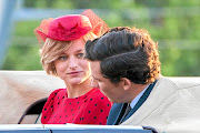 Emma Corrin as Princess Diana and Josh O'Connor as Prince Charles in 'The Crown'.