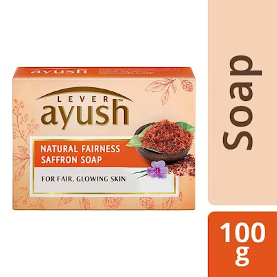 Lever Ayush Natural Fairness Saffron Soap