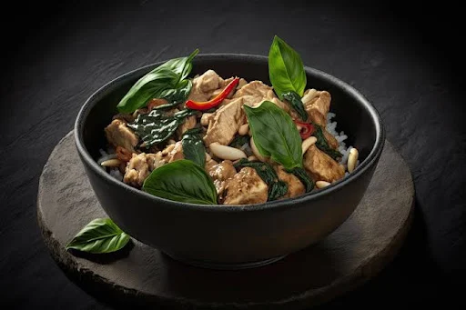 Basil Chilly Chicken-(DRY)[7PC]