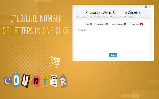 Character, Word, Sentence Counter