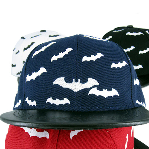 Title 9, Bat Print Mens and Womens Hip Hop Baseball Ca...