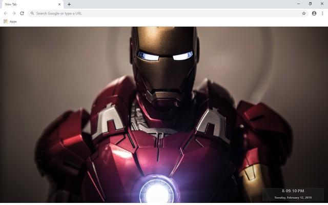 Iron Man New Tab & Wallpapers Collection