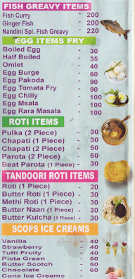 SS Nandini Resturant menu 2