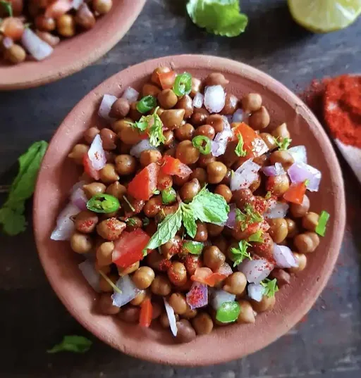 Boiled Chana Masala Chaat