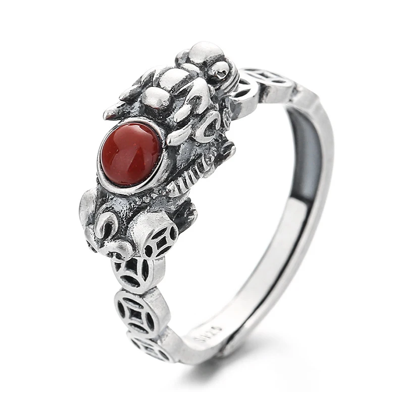 Title 5, Retro Vergulde S925 Sterling Zilver Good Fortun...