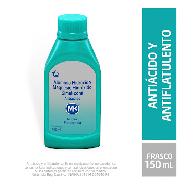 Aluminio Hidróxido Antiácido MK Frasco x 150 ml  