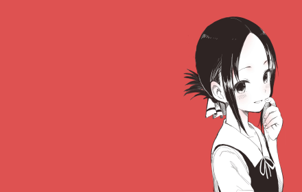 Cute Kaguya Sama Red Background small promo image