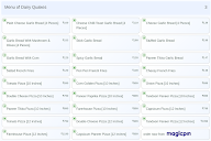 Dairy Quakes menu 3